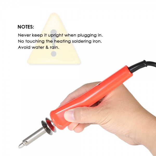 220-240V 30W 28PCS Electric Soldering Iron Wood Burning Kit Wood Working Stencil Hobby Craft Set High Quality Pyrography Tool Wood Burning/Engraving/Carving/Embossing/Flipping Word & Soldering Tips