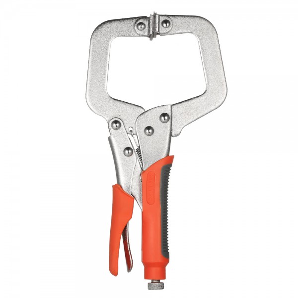 5" Locking C-Clamp Pliers with Rubber Grip Quick Release Clamp Hand Tool