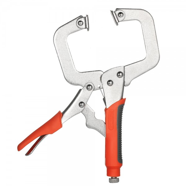 5" Locking C-Clamp Pliers with Rubber Grip Quick Release Clamp Hand Tool