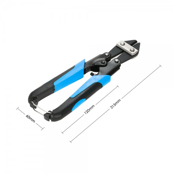 8 Inch Mini Bolt and Wire Cutter Bolt Clipper Cable Cutter Wire Clamp Cutting Pliers with Chromium Vanadium Steel Clamp Head