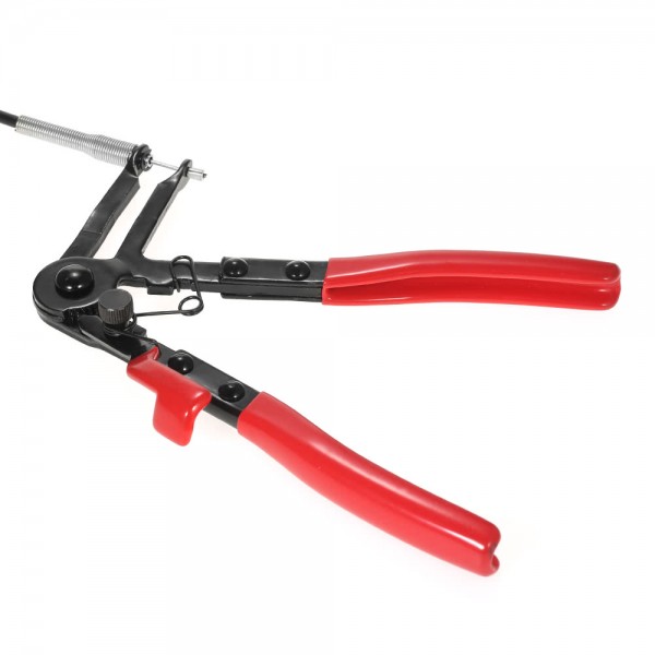 24" Cable-type Flexible Hose Clamp Pliers with Flexible Wire Shaft Fuel Oil Water Hose Tool