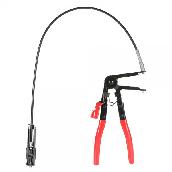 24" Cable-type Flexible Hose Clamp Pliers with Flexible Wire Shaft Fuel Oil Water Hose Tool