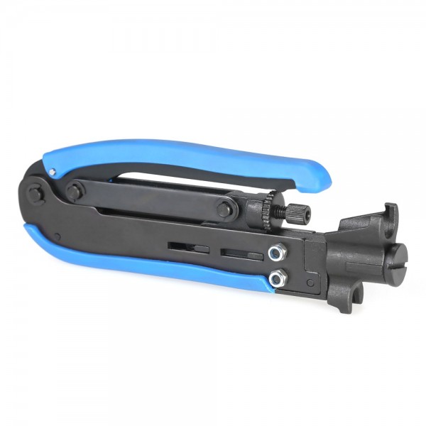 Multifunctional Adjustable Coax Cable Crimper Coaxial  Compression Crimping Tool for F RG59 RG6 RG11