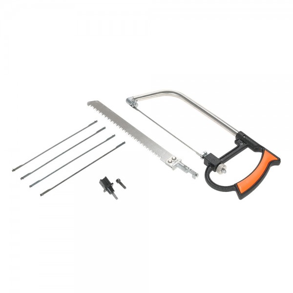 Brand New 8 in 1 Carpenter Saw Wood Saw Magic Saw with Extra 5 Saw Blades Woodworking Tools Hand Saw Hacksaw Multi Purpose Bow Saw DIY Tool for Glass Plastic Tile Wood Aluminium Metal Metalworking