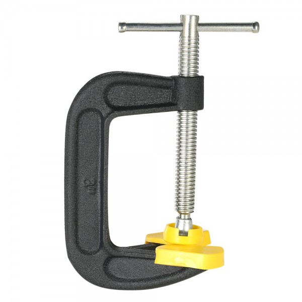 Inch Heavy Duty Adjustable C-Clamp Malleable Double Head G-Clamp Desktop Mount Holder for Woodworking