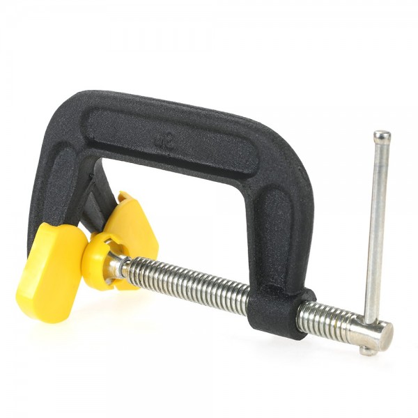 Inch Heavy Duty Adjustable C-Clamp Malleable Double Head G-Clamp Desktop Mount Holder for Woodworking