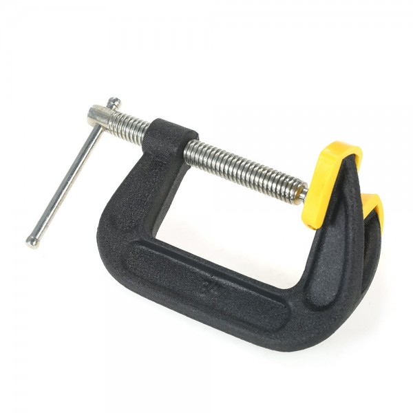 Inch Heavy Duty Adjustable C-Clamp Malleable Double Head G-Clamp Desktop Mount Holder for Woodworking