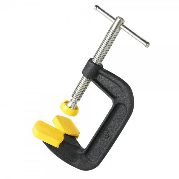 Inch Heavy Duty Adjustable C-Clamp Malleable Double Head G-Clamp Desktop Mount Holder for Woodworking