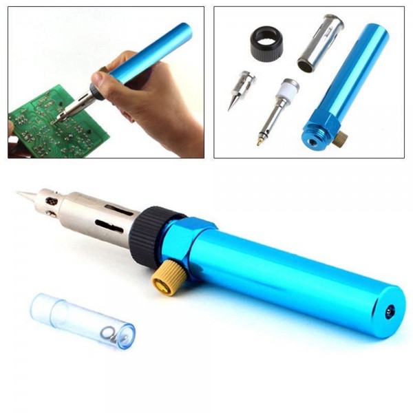 Gas Iron Blow Torch Soldering Pen Solder Burner Cordless Cutting and Welding Tools