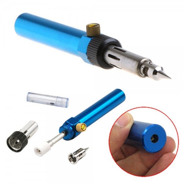 Gas Iron Blow Torch Soldering Pen Solder Burner Cordless Cutting and Welding Tools