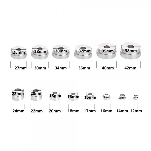 17PCS Bearing Race Seal Driver Adapters Master Tool Set