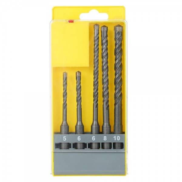 5pcs Multi-Purpose Percussion Rotary Hammer Drill Bits Set Phillips