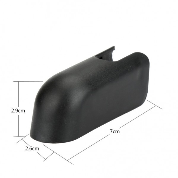 Black Car Rear Wiper Arm Washer Cap Nut Cover for Vauxhall MERIVA CORSA ZAFIRA VECTRA TAILGATE