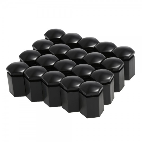 Set of 20Pcs 17mm Car Wheel Nut Bolt Covers Plastic Caps for Vauxhall