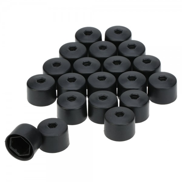 20Pcs 17mm Car Wheel Nut Cover Bolt Cap Removal Tool for VW Golf Bora Passat