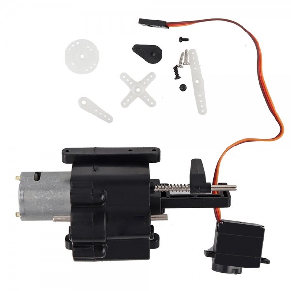 Speed Change Gear Box w/ Motor and Servo