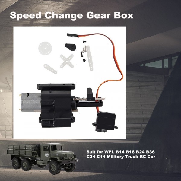 Speed Change Gear Box w/ Motor and Servo