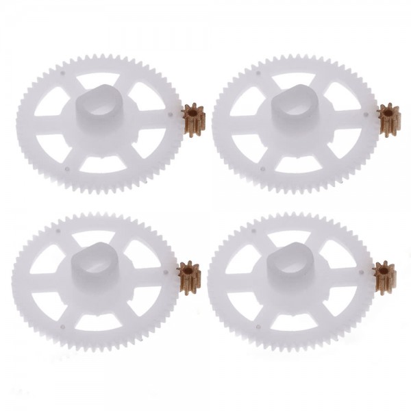 4pcs Original WLtoys V686G Part V686-11 V686-08 Gear Wheel with 4pcs Copper Gear Set for JJRC/WLtoys V686G RC FPV Quadcopter