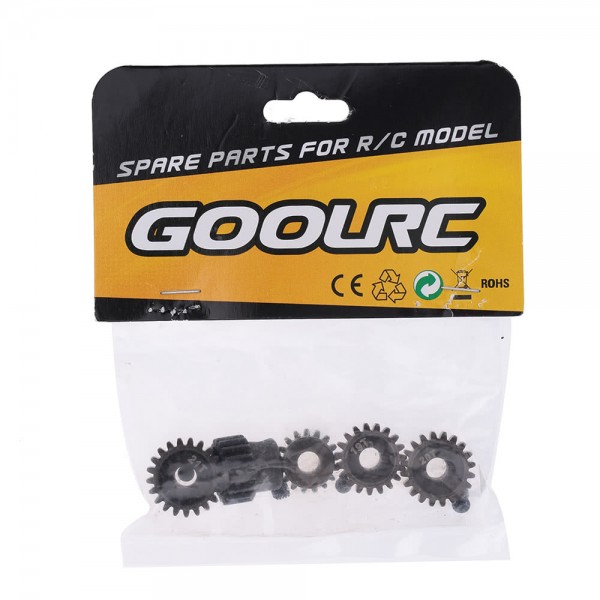 GoolRC 5Pcs 32DP 5mm 17T 18T 19T 20T 21T Motor Pinion Gear Combo Set for 1/10 RC Car Brushed Brushless Motor