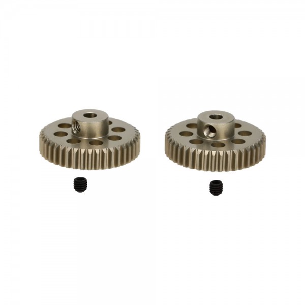 GoolRC 2Pcs 48DP 3.175mm 41T Pinion Motor Gear for RC Car Brushed Brushless Motor