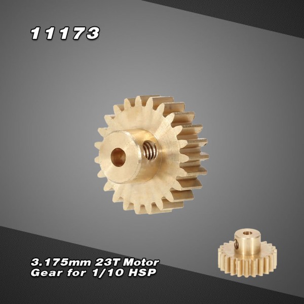 11173 3.175mm 23T Motor Gear for 1/10 HSP 4WD RC Car