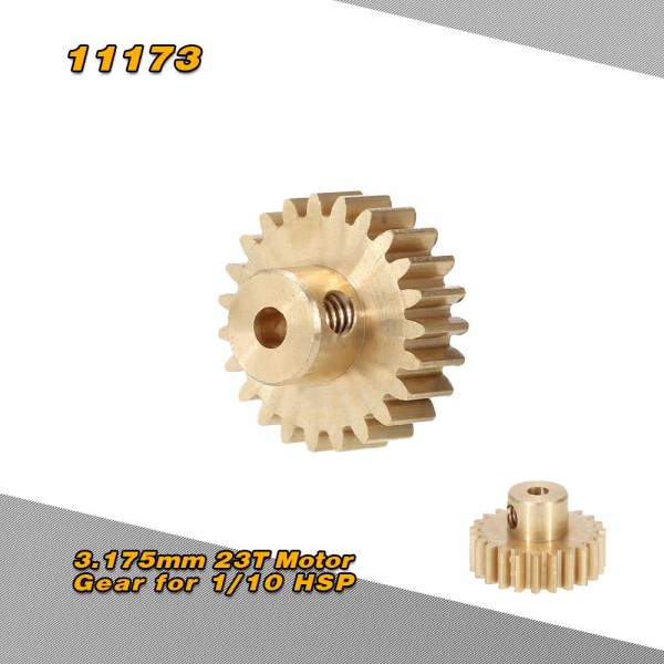 11173 3.175mm 23T Motor Gear for 1/10 HSP 4WD RC Car